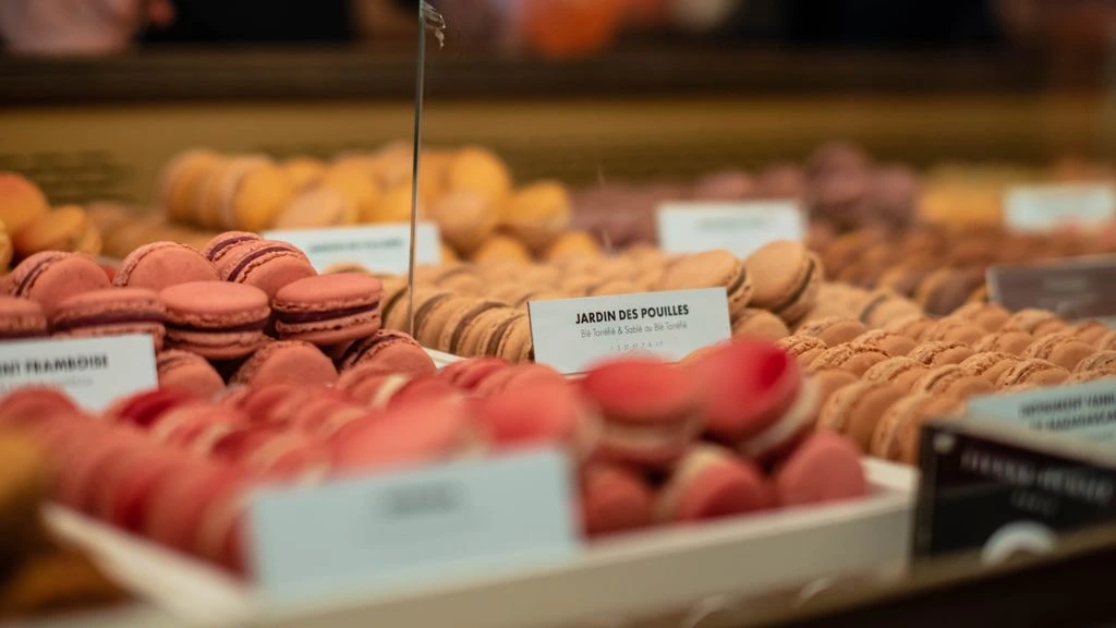 The Chez Claudy atelier kitchen at golden hour, on Rue de Maubeuge in Paris's 9ème arrondissement.